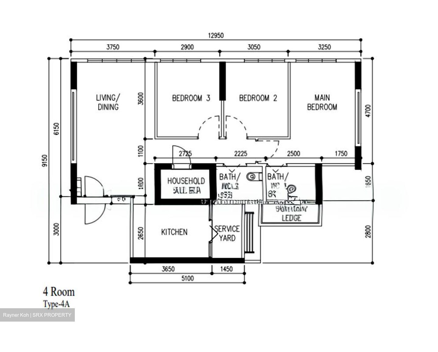 Blk 118A Alkaff Lakeview (Toa Payoh), HDB 4 Rooms #560638391